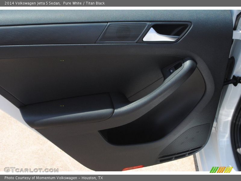 Pure White / Titan Black 2014 Volkswagen Jetta S Sedan