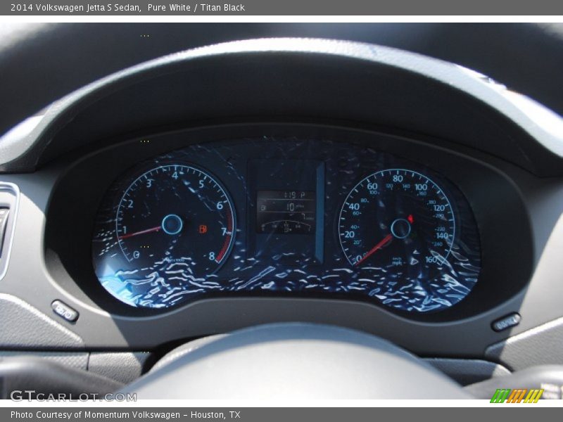 Pure White / Titan Black 2014 Volkswagen Jetta S Sedan
