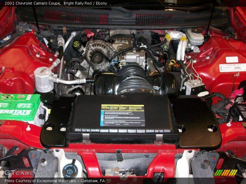 Bright Rally Red / Ebony 2001 Chevrolet Camaro Coupe