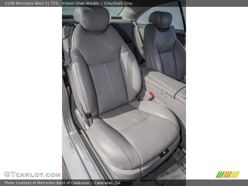 Iridium Silver Metallic / Grey/Dark Grey 2008 Mercedes-Benz CL 550