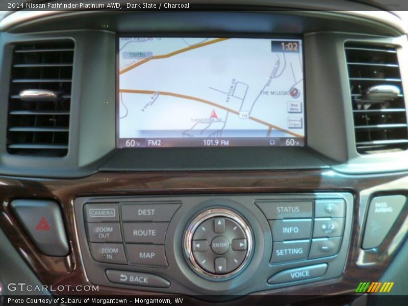 Dark Slate / Charcoal 2014 Nissan Pathfinder Platinum AWD