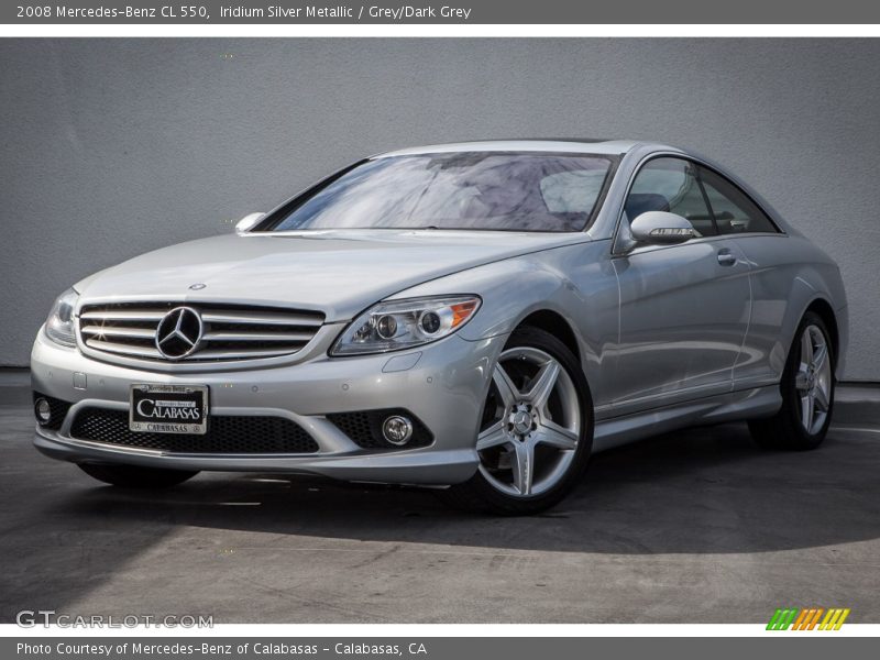 Iridium Silver Metallic / Grey/Dark Grey 2008 Mercedes-Benz CL 550