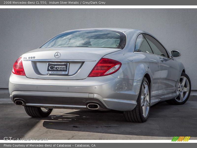 Iridium Silver Metallic / Grey/Dark Grey 2008 Mercedes-Benz CL 550