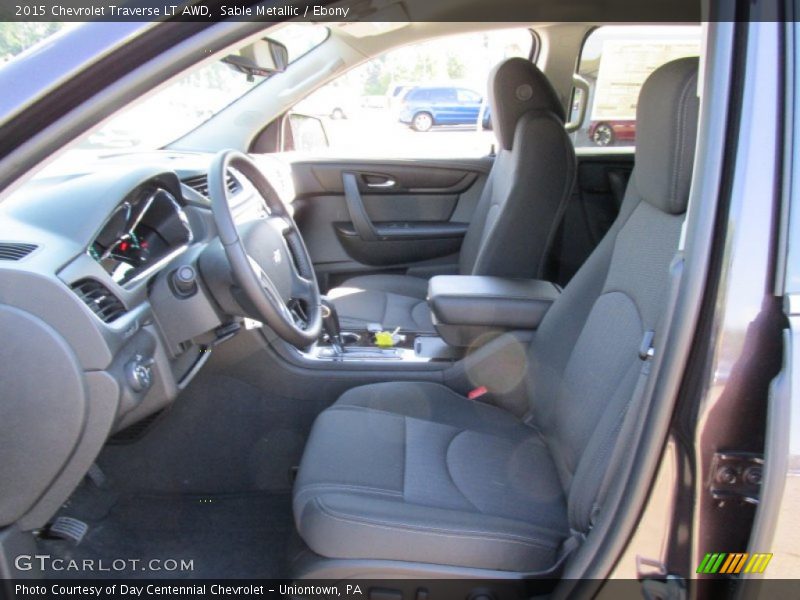 Sable Metallic / Ebony 2015 Chevrolet Traverse LT AWD