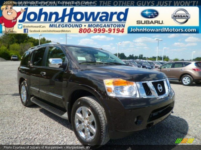 Espresso Black / Almond 2014 Nissan Armada Platinum 4x4