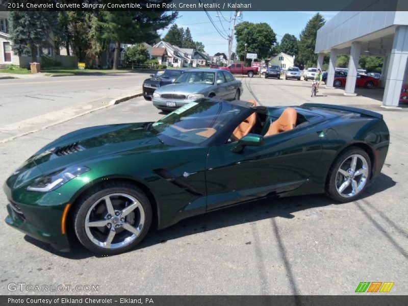  2014 Corvette Stingray Convertible Lime Rock Green Metallic