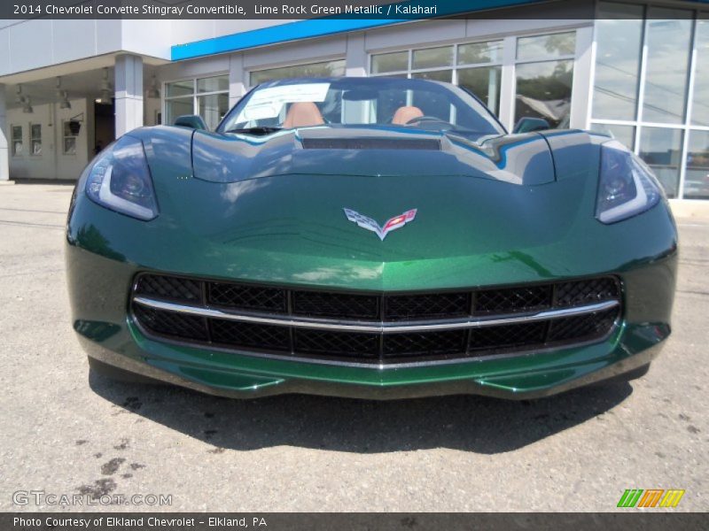  2014 Corvette Stingray Convertible Lime Rock Green Metallic