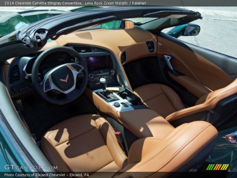  2014 Corvette Stingray Convertible Kalahari Interior