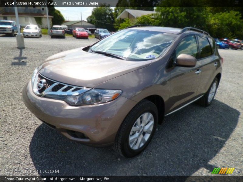 Tinted Bronze / Beige 2014 Nissan Murano SV AWD