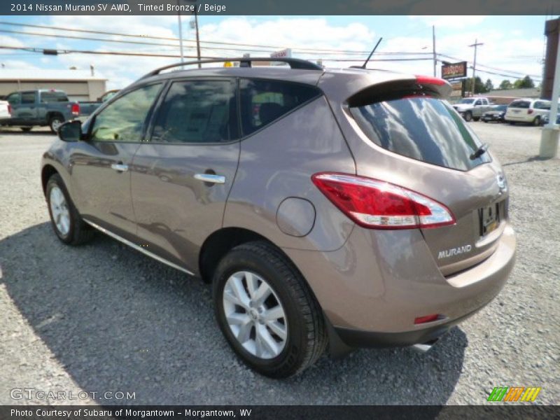 Tinted Bronze / Beige 2014 Nissan Murano SV AWD