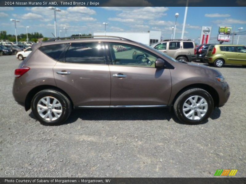 Tinted Bronze / Beige 2014 Nissan Murano SV AWD