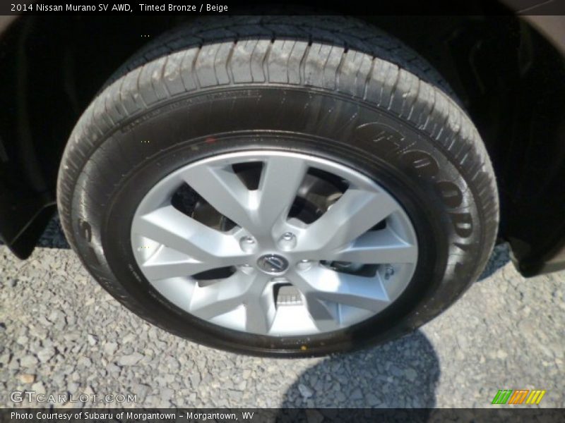 Tinted Bronze / Beige 2014 Nissan Murano SV AWD