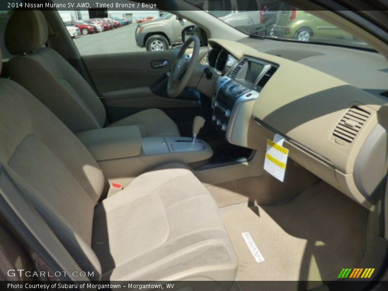 Tinted Bronze / Beige 2014 Nissan Murano SV AWD