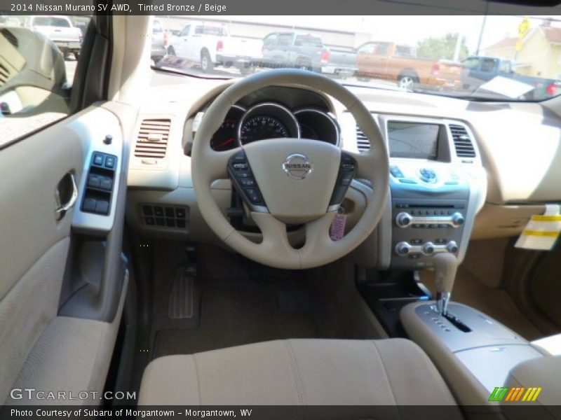 Tinted Bronze / Beige 2014 Nissan Murano SV AWD