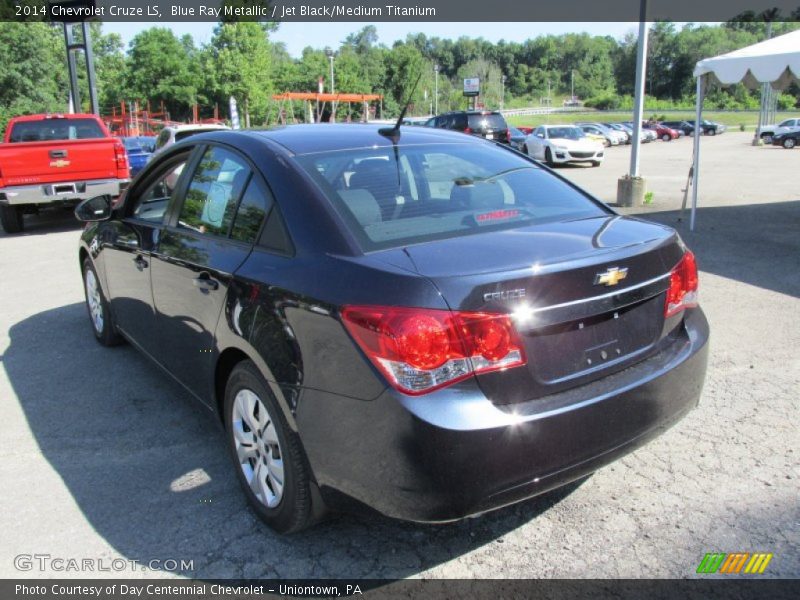 Blue Ray Metallic / Jet Black/Medium Titanium 2014 Chevrolet Cruze LS