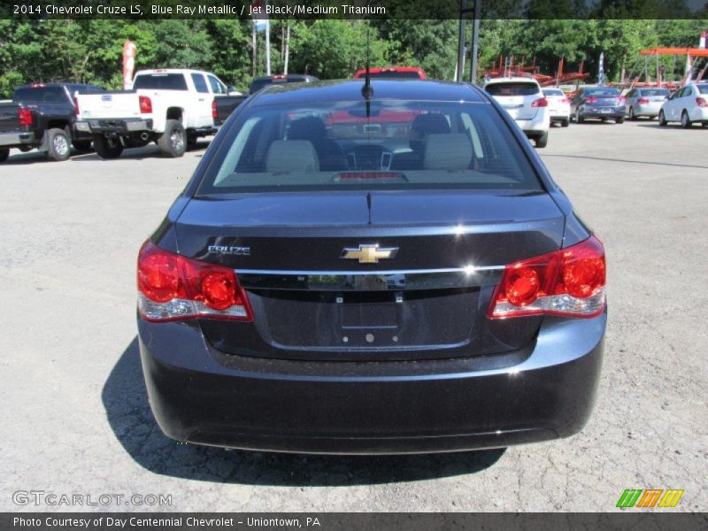 Blue Ray Metallic / Jet Black/Medium Titanium 2014 Chevrolet Cruze LS