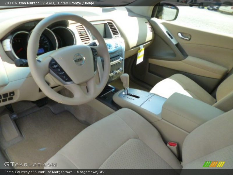 Tinted Bronze / Beige 2014 Nissan Murano SV AWD