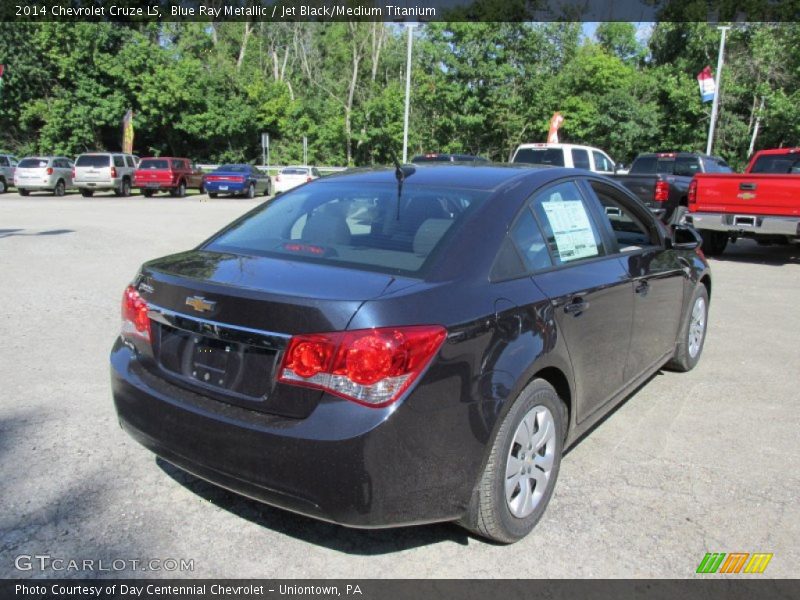 Blue Ray Metallic / Jet Black/Medium Titanium 2014 Chevrolet Cruze LS