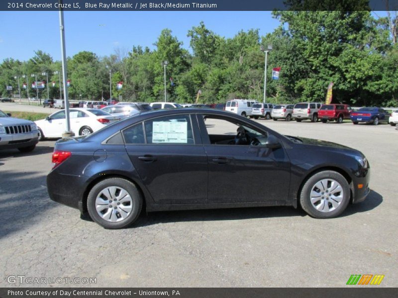 Blue Ray Metallic / Jet Black/Medium Titanium 2014 Chevrolet Cruze LS