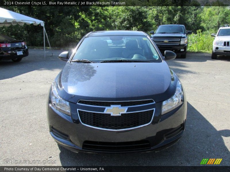 Blue Ray Metallic / Jet Black/Medium Titanium 2014 Chevrolet Cruze LS