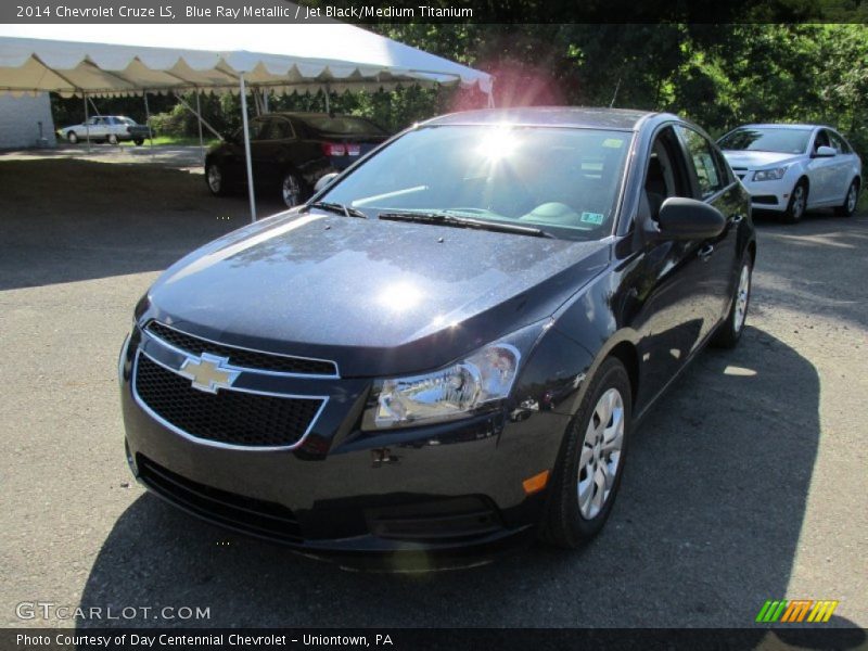 Blue Ray Metallic / Jet Black/Medium Titanium 2014 Chevrolet Cruze LS