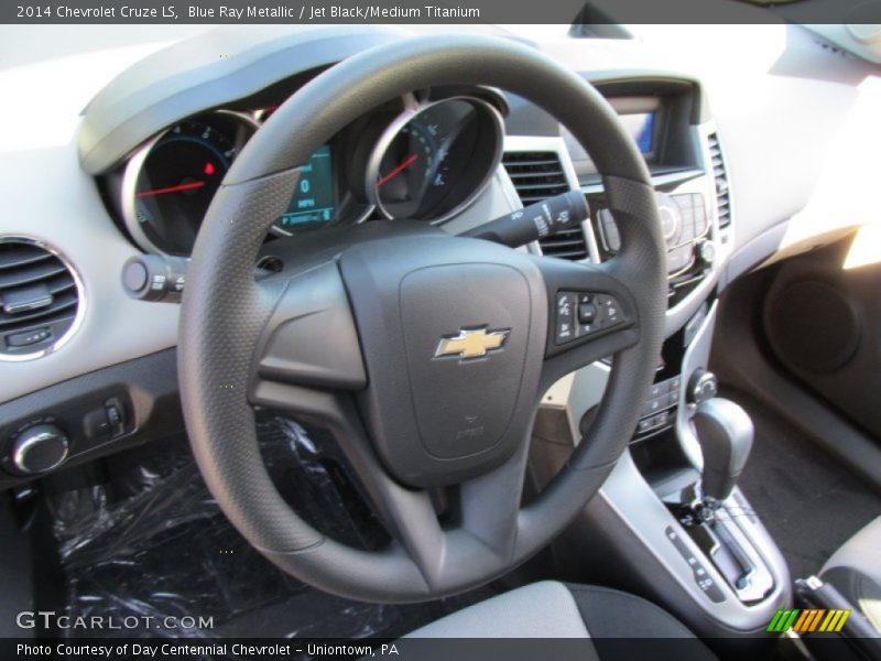 Blue Ray Metallic / Jet Black/Medium Titanium 2014 Chevrolet Cruze LS