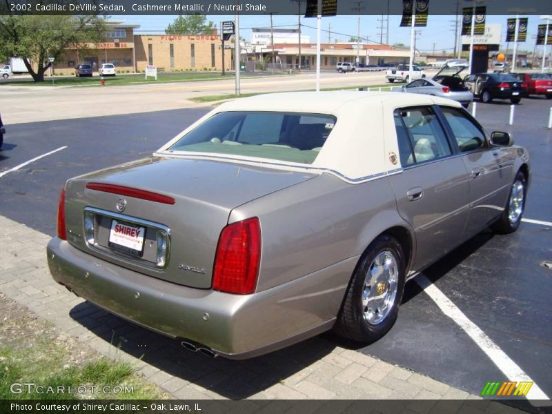 Cashmere Metallic / Neutral Shale 2002 Cadillac DeVille Sedan