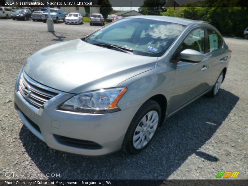 Magnetic Gray / Charcoal 2014 Nissan Sentra S