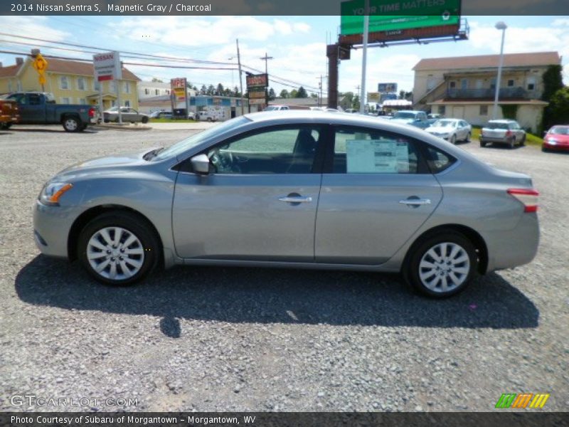 Magnetic Gray / Charcoal 2014 Nissan Sentra S