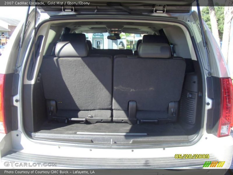 Gold Mist / Ebony/Ebony 2007 Cadillac Escalade