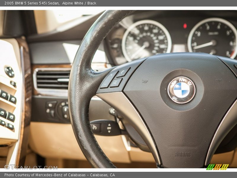 Controls of 2005 5 Series 545i Sedan