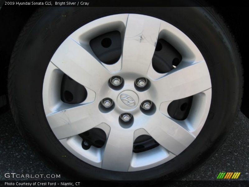 Bright Silver / Gray 2009 Hyundai Sonata GLS
