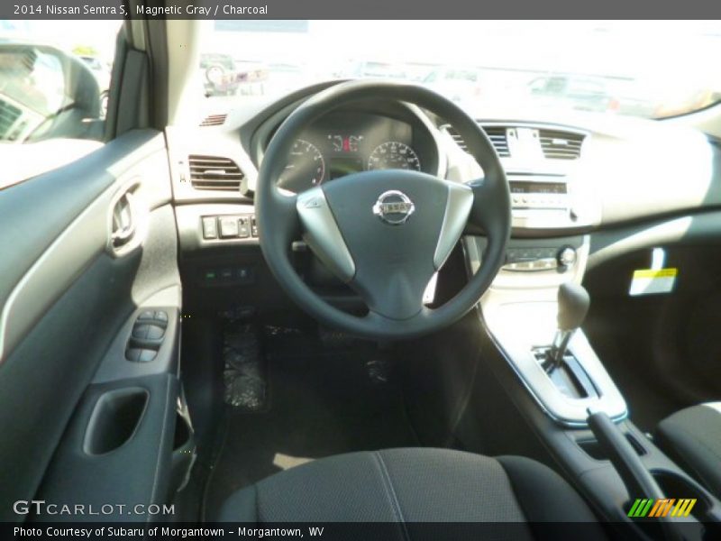 Magnetic Gray / Charcoal 2014 Nissan Sentra S