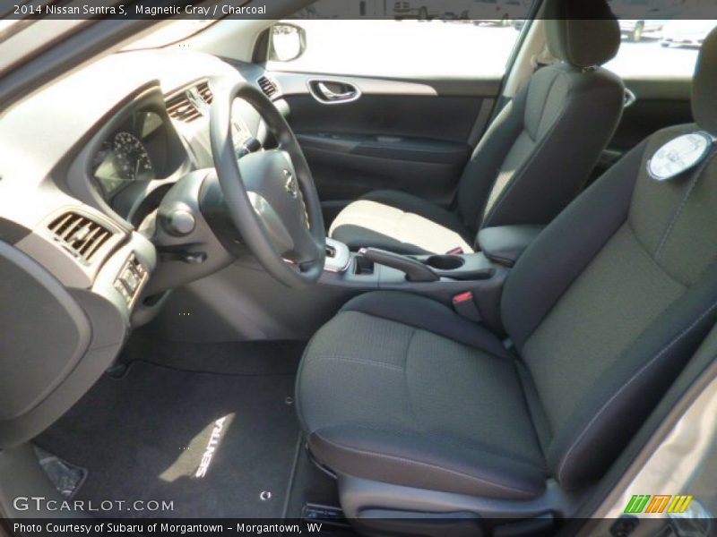 Magnetic Gray / Charcoal 2014 Nissan Sentra S