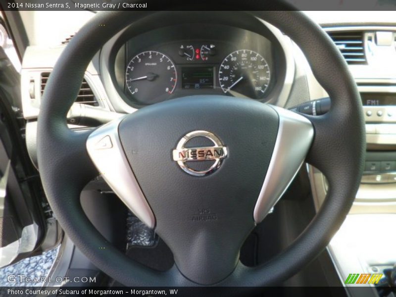 Magnetic Gray / Charcoal 2014 Nissan Sentra S