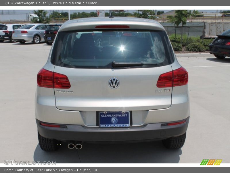 White Gold Metallic / Black 2014 Volkswagen Tiguan S