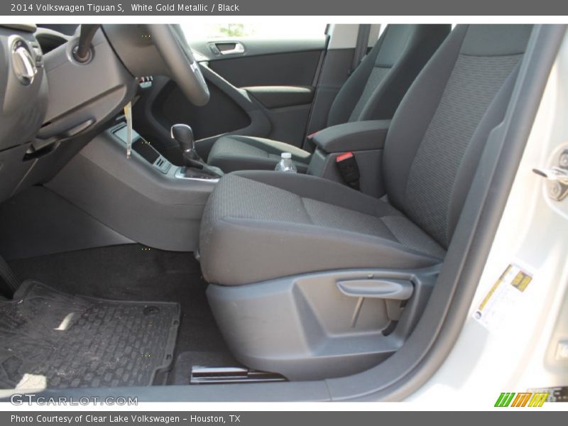 White Gold Metallic / Black 2014 Volkswagen Tiguan S