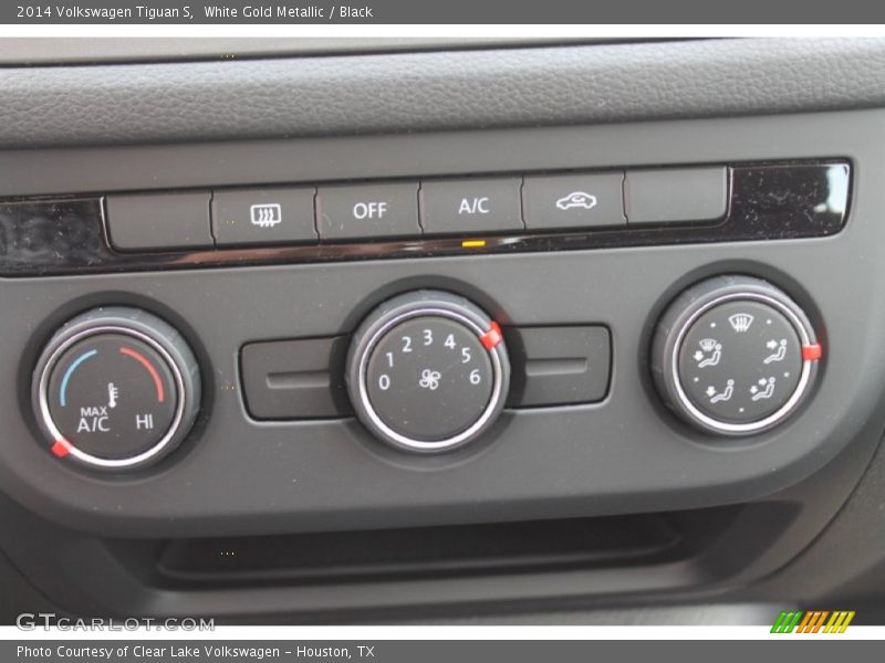 White Gold Metallic / Black 2014 Volkswagen Tiguan S