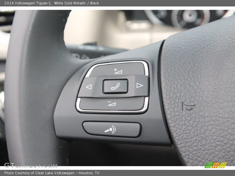 White Gold Metallic / Black 2014 Volkswagen Tiguan S