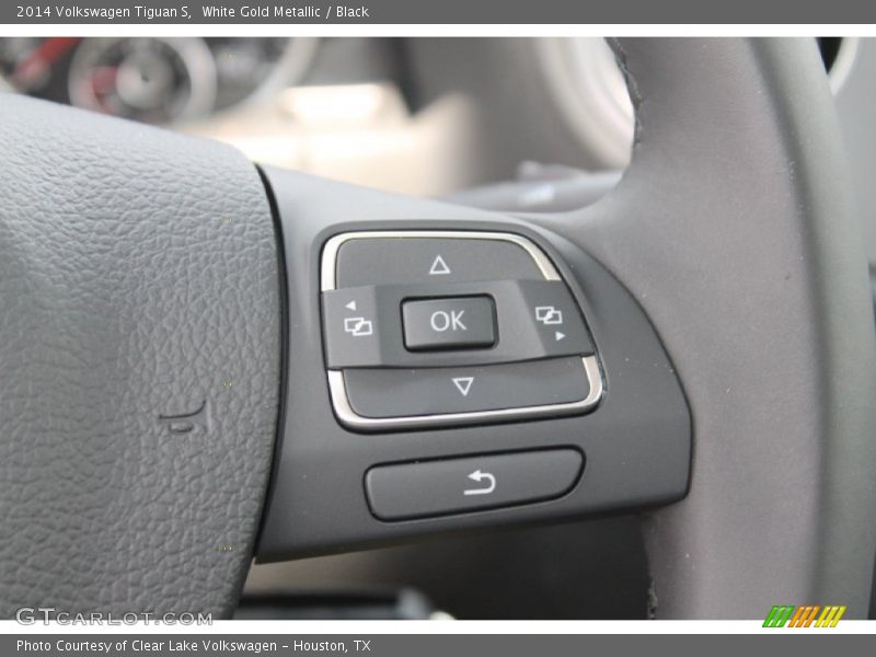 White Gold Metallic / Black 2014 Volkswagen Tiguan S