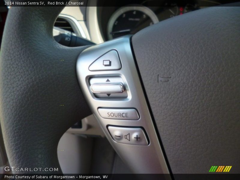 Red Brick / Charcoal 2014 Nissan Sentra SV