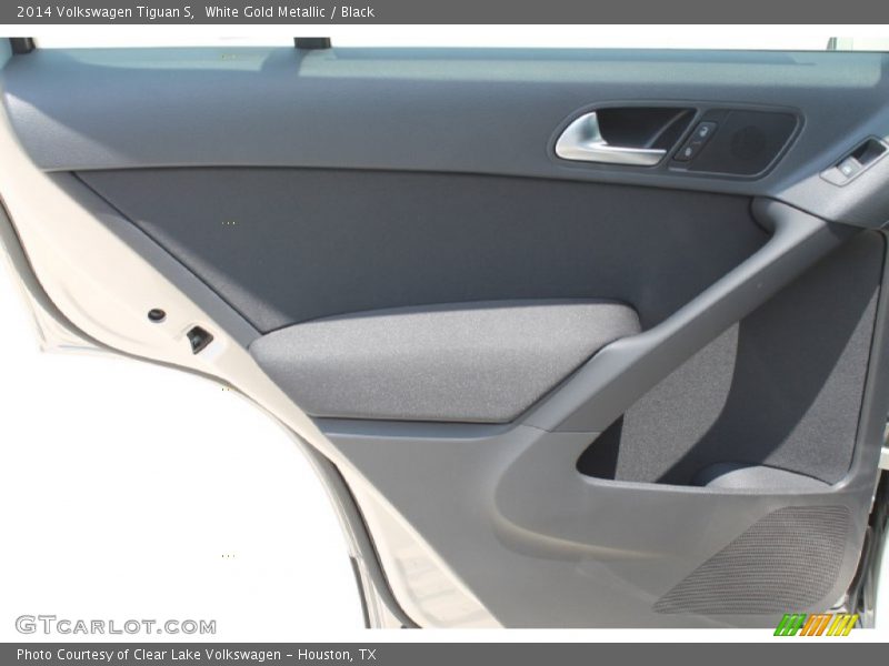White Gold Metallic / Black 2014 Volkswagen Tiguan S