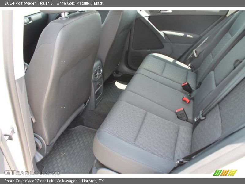 White Gold Metallic / Black 2014 Volkswagen Tiguan S