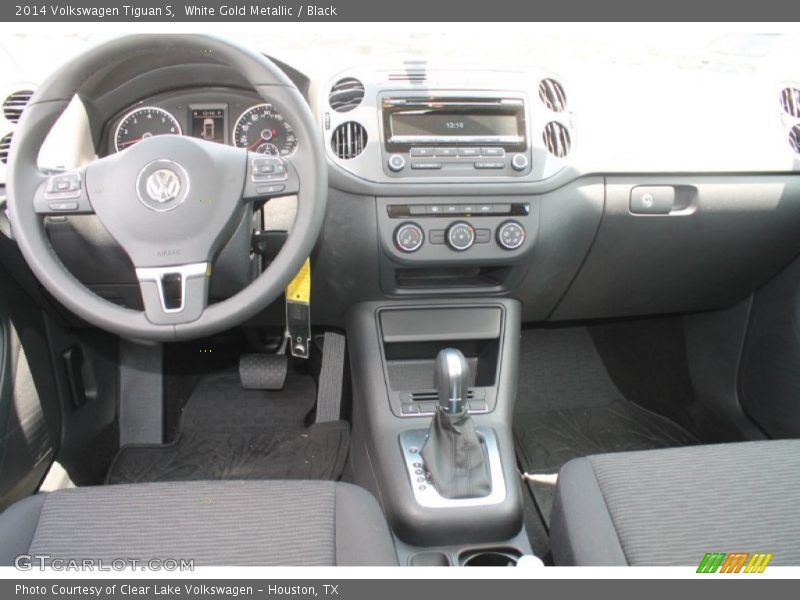 White Gold Metallic / Black 2014 Volkswagen Tiguan S