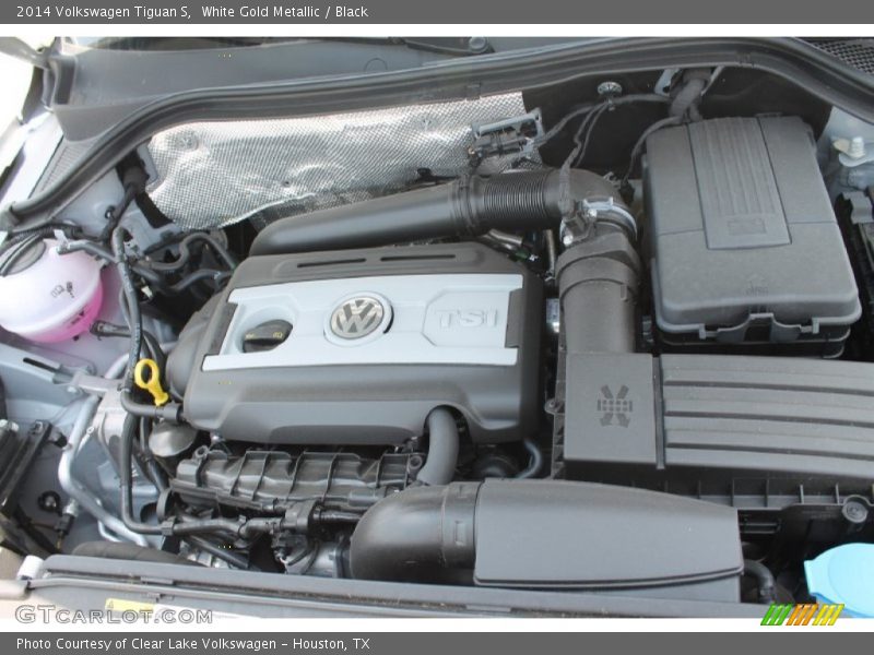 White Gold Metallic / Black 2014 Volkswagen Tiguan S