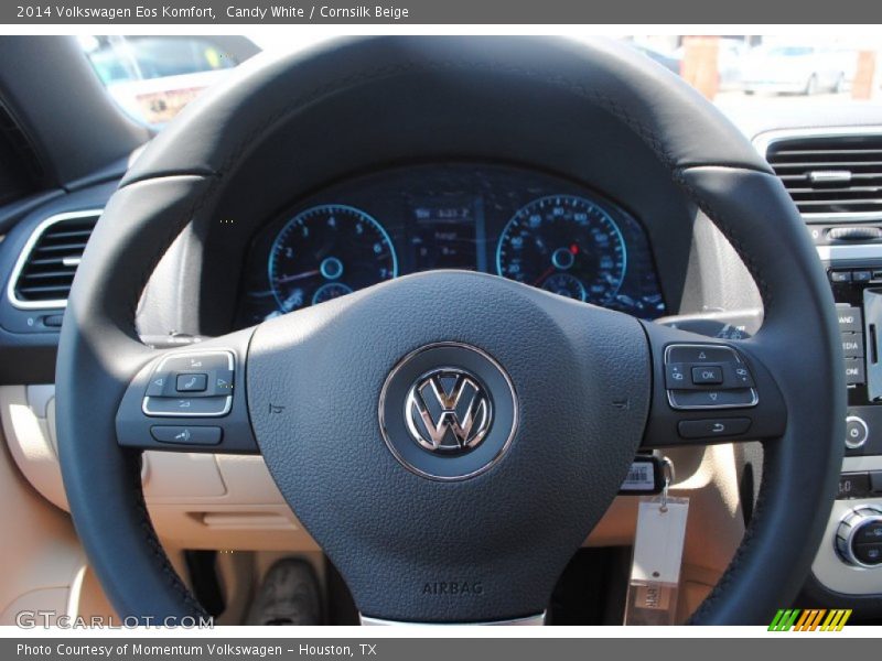 Candy White / Cornsilk Beige 2014 Volkswagen Eos Komfort