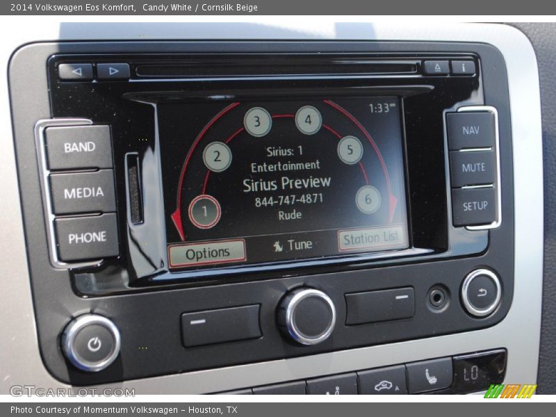 Candy White / Cornsilk Beige 2014 Volkswagen Eos Komfort
