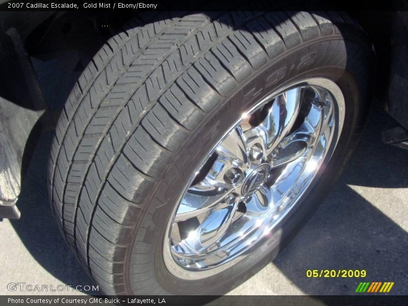 Gold Mist / Ebony/Ebony 2007 Cadillac Escalade