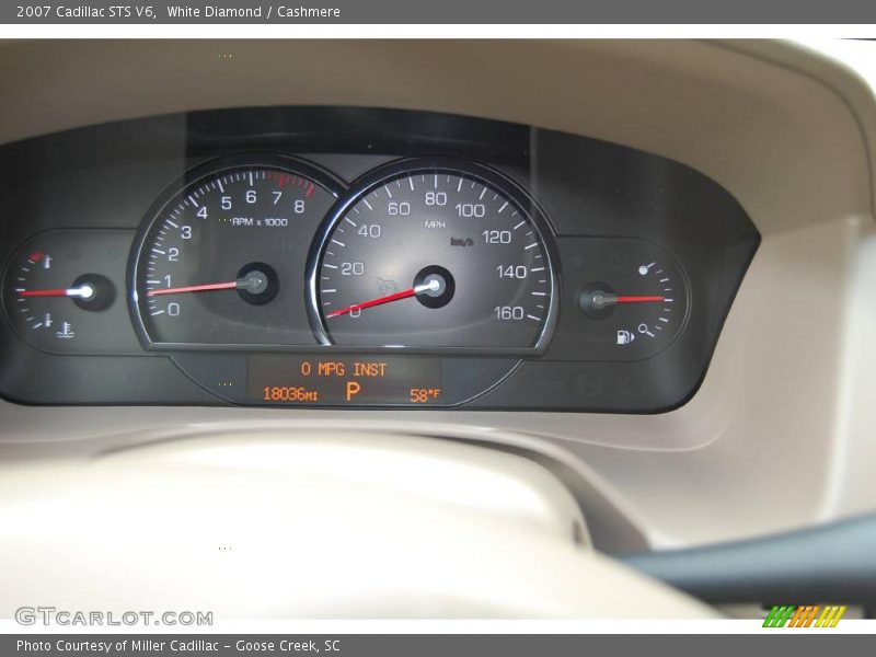 White Diamond / Cashmere 2007 Cadillac STS V6