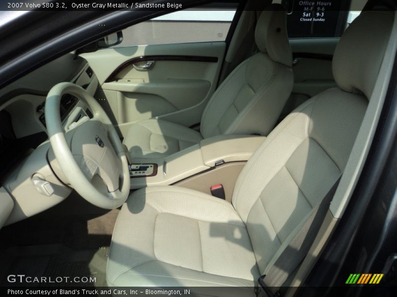 Oyster Gray Metallic / Sandstone Beige 2007 Volvo S80 3.2